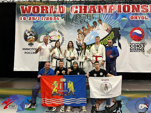 На чемпионате мира ивановские каратисты завоевали 8 медалей 